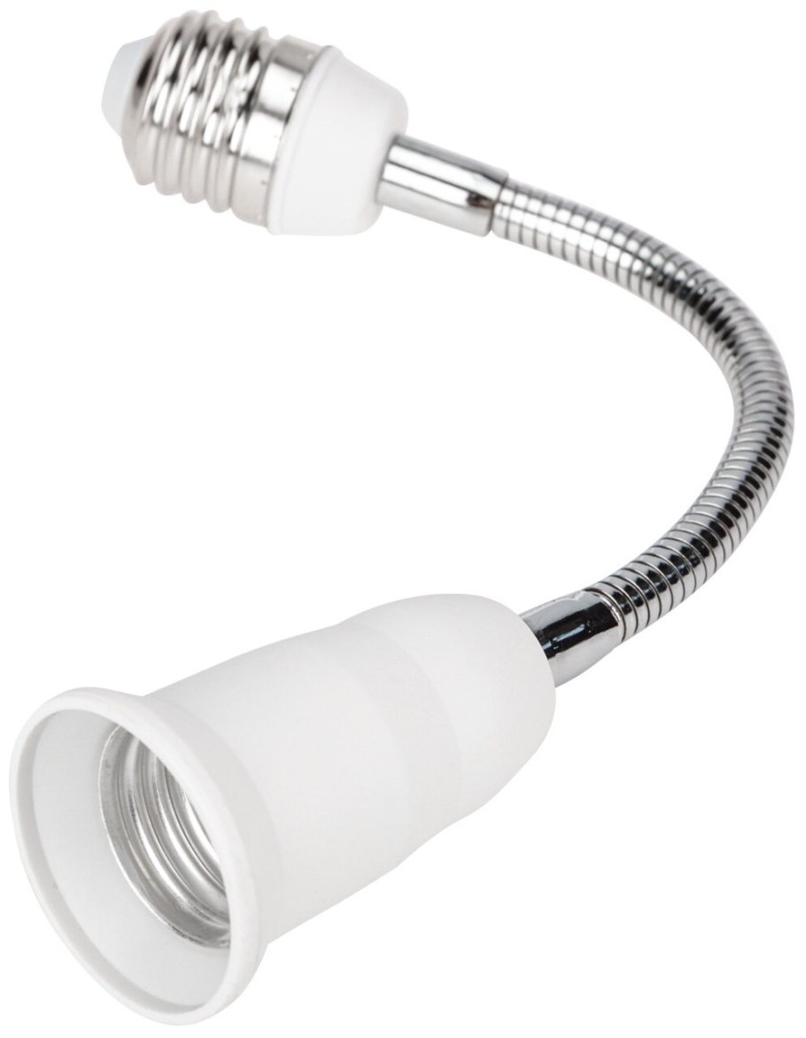 Разветвитель цокольный е27-2хе27 белый Rexant