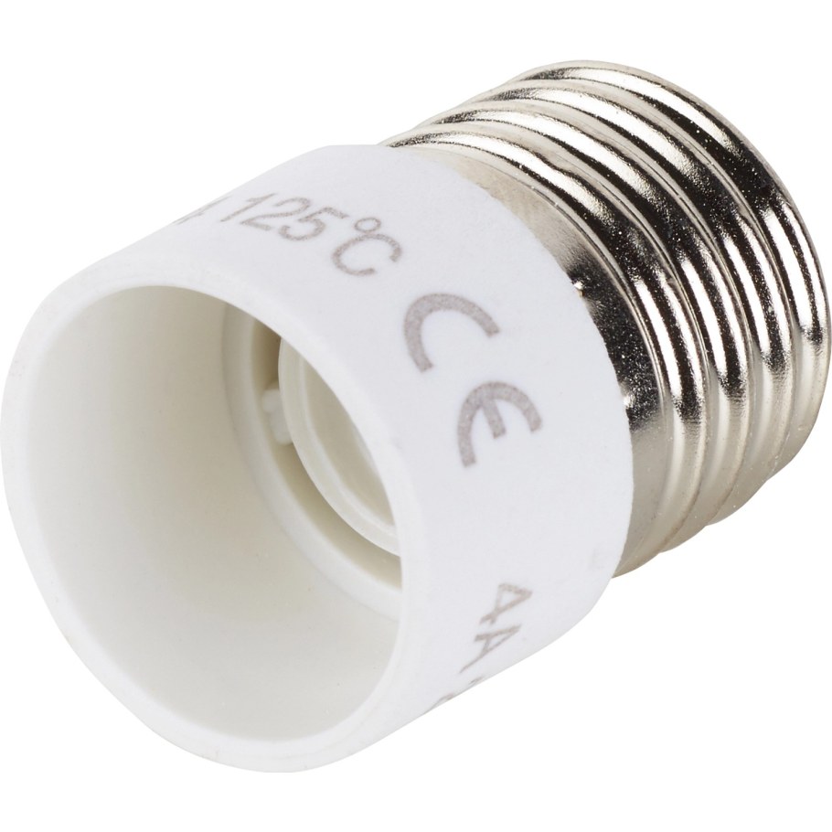 Переходник Obi e27/е14 белый