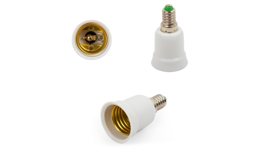 Переходник цокольный е14-е27