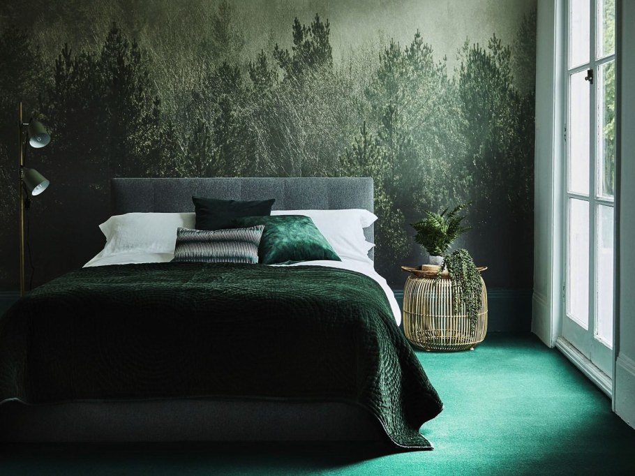 Зеленая спальня