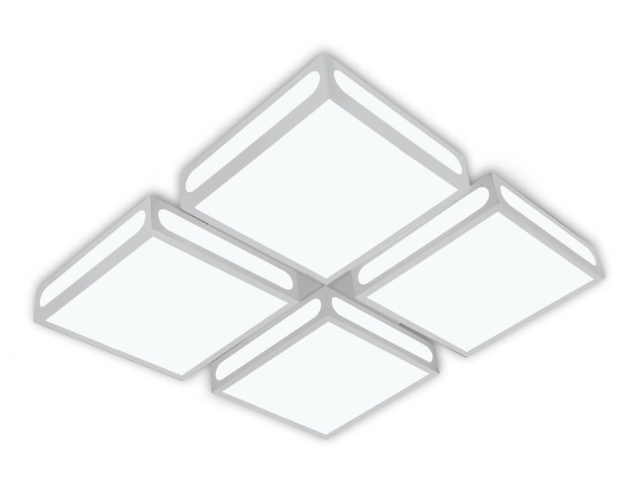 Люстра fs1888 белый/песок 144вт ПДУ радио