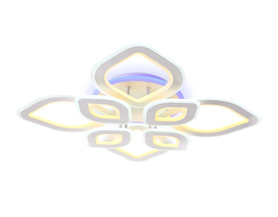 Люстра led с ПДУ белый 3000k-6400k 73вт 530х530 Ambrella; fa4375/4 WH