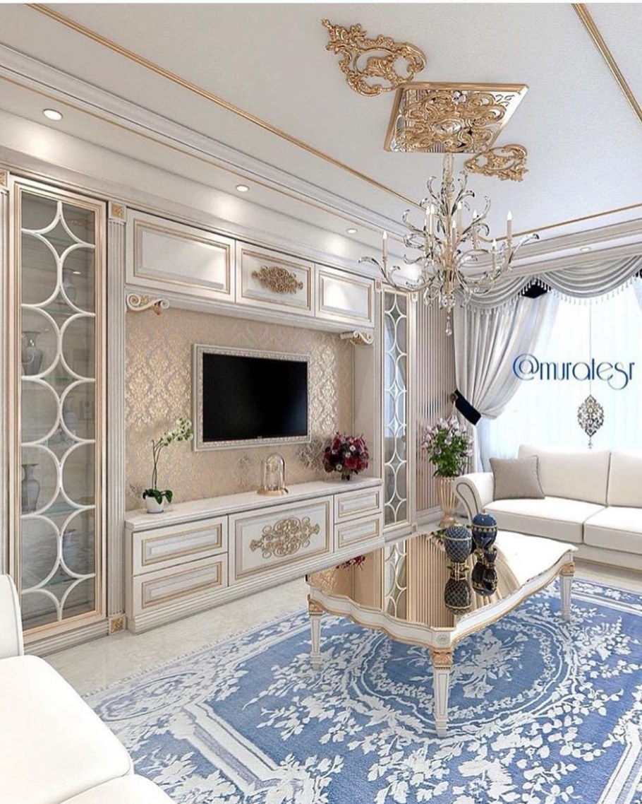 Интерьер гостиной в классическом стиле