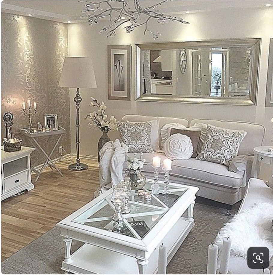 Золото и серебро в интерьере