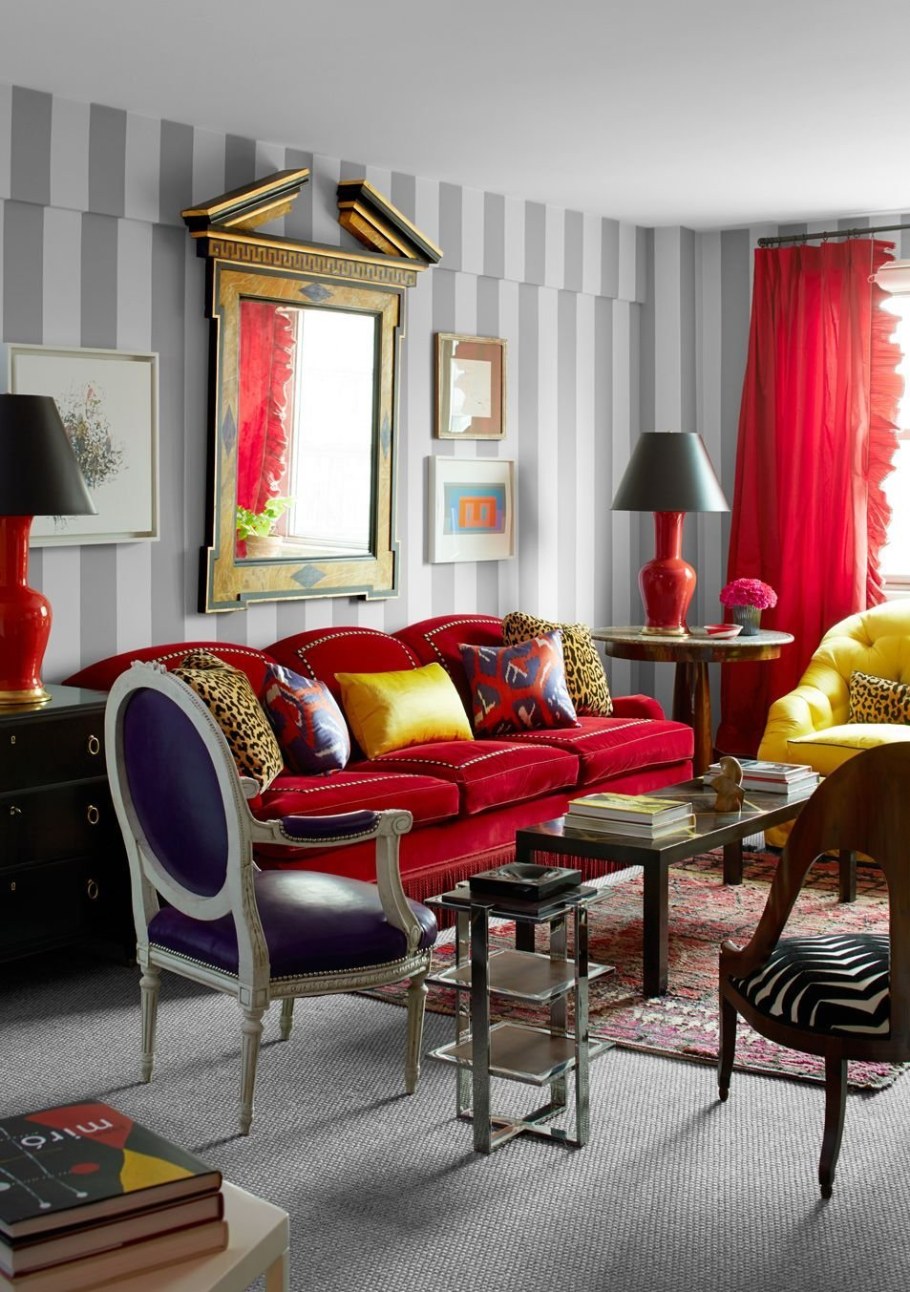 Яркий стиль в интерьере