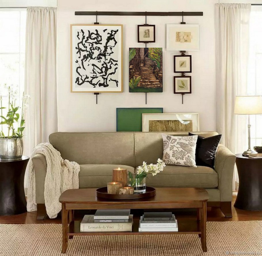 Фоторамки в декоре интерьера