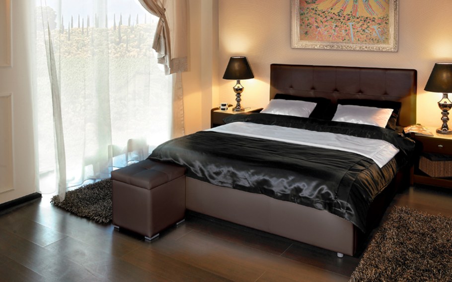 Кровать Аскона Greta 200*160 к/з Экотекс Venge