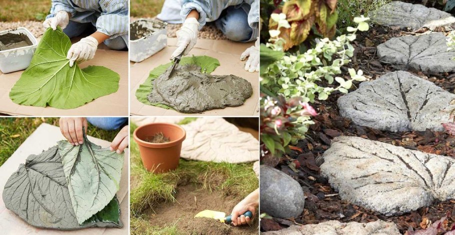 Дорожка из цемента в пакетах