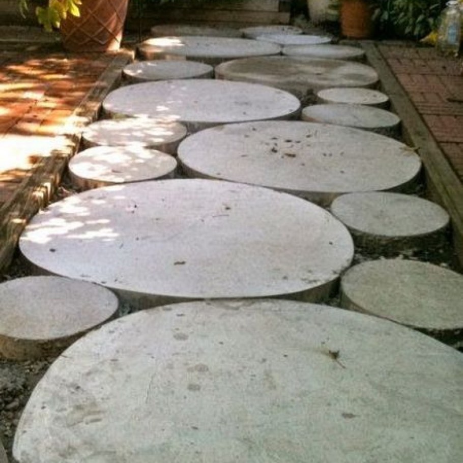 Круглые садовые дорожки