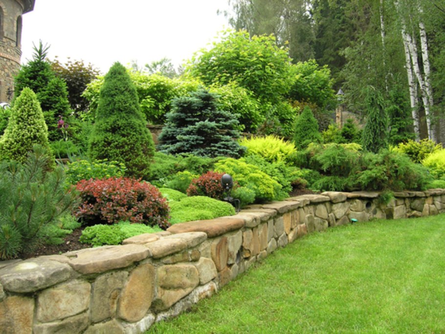 Подпорные стены террасирование