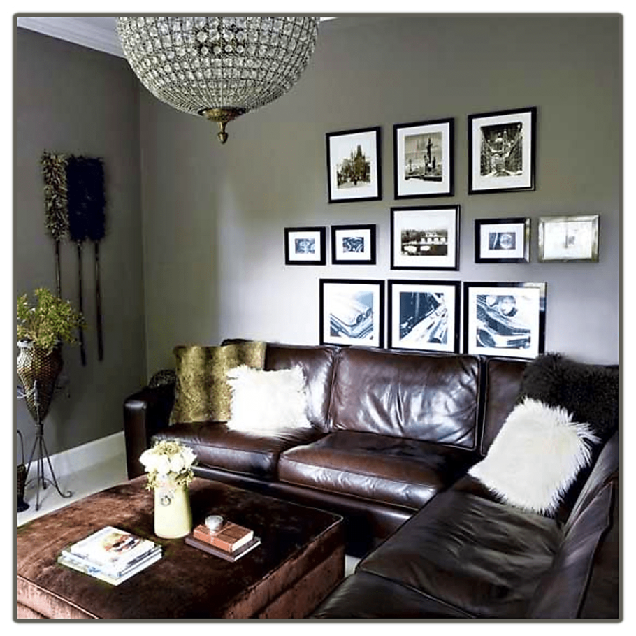 Серо коричневый интерьер