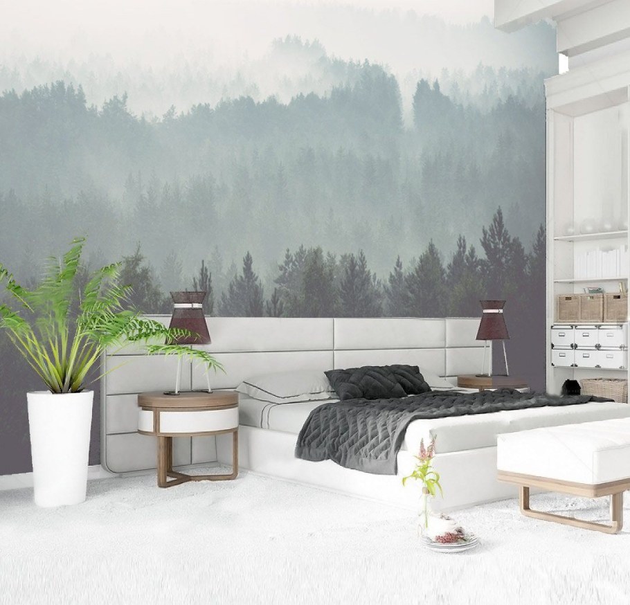 Фреска туманный лес Аффреско