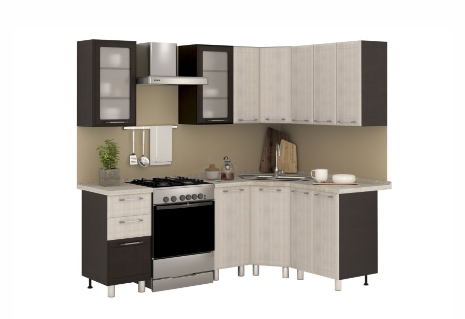 Кухня Терра Империал венге светлый/тик