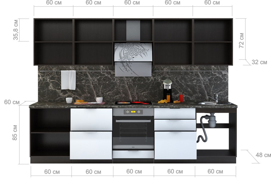 Кухня Терра софт Сурская мебель