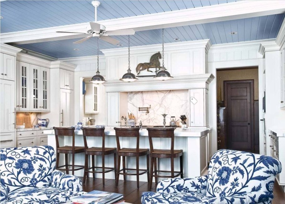 Кухня-гостиная в стиле Прованс