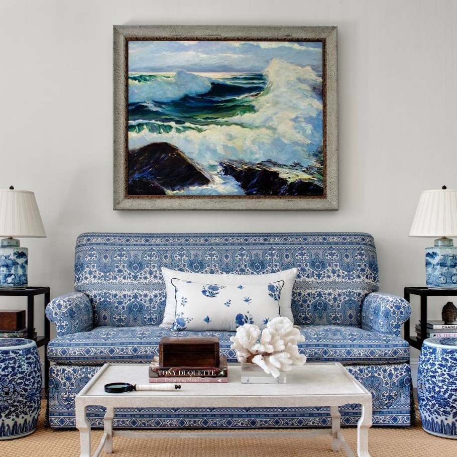 Стиль Гжель в интерьере