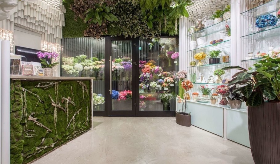 Интерьер цветочного салона