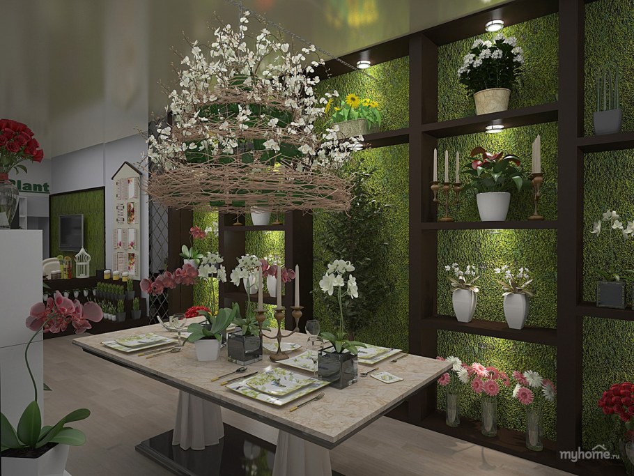 Интерьер цветочного салона