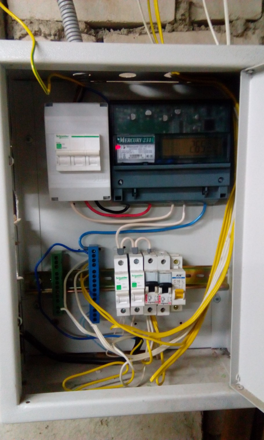 Электрощиток в гараж 380 вольт