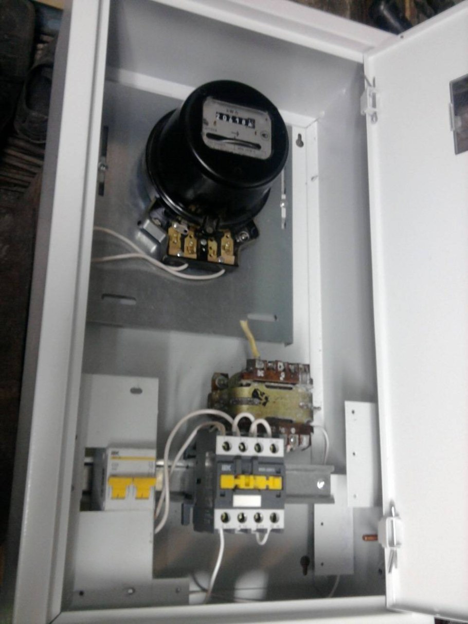 Щиток 380 вольт в гараж