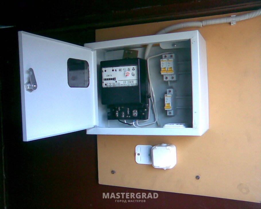 Электрический щиток в гараж