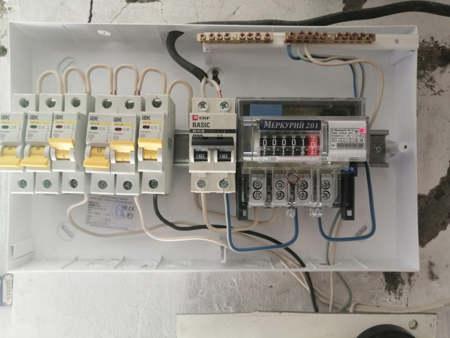 Электрощиток в гараж 380 вольт