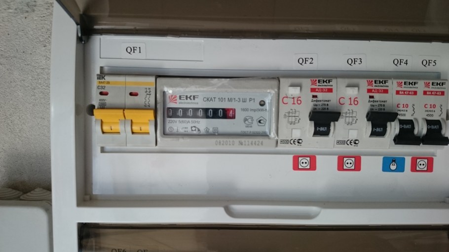 Щиток в гараж 380