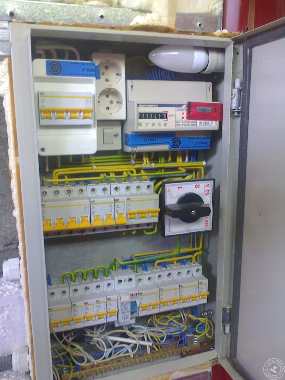 Электрический щиток в гараж