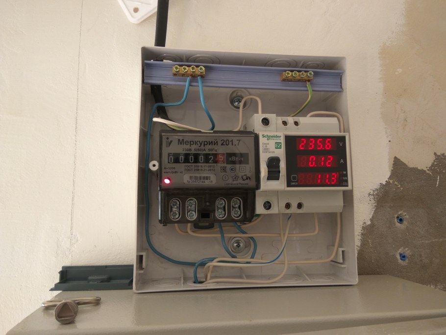 Электрощит на 380 для гаража