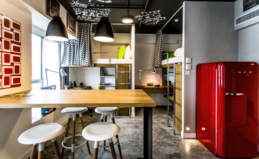 Интерьер общежития