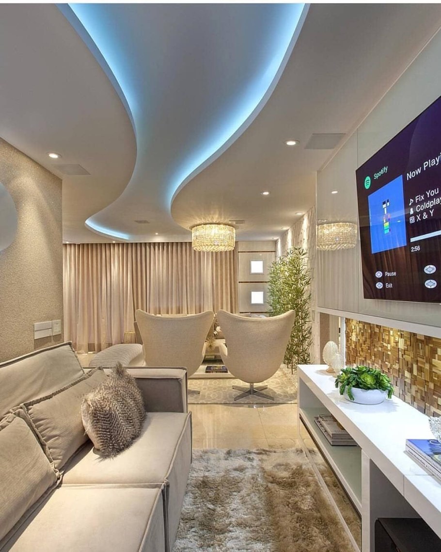 Современные натяжные потолки