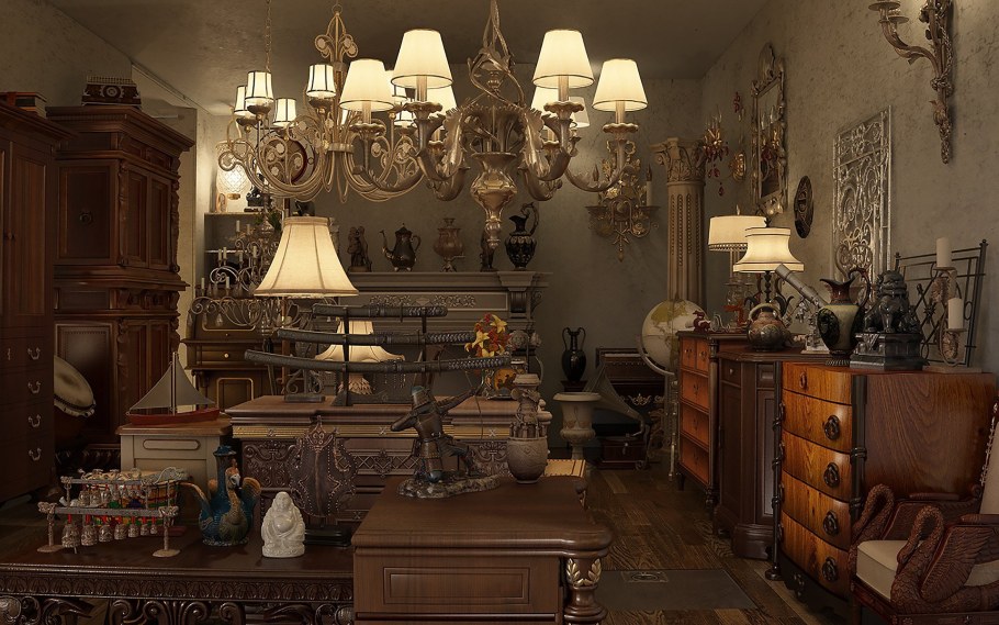 Интерьер в старинном стиле