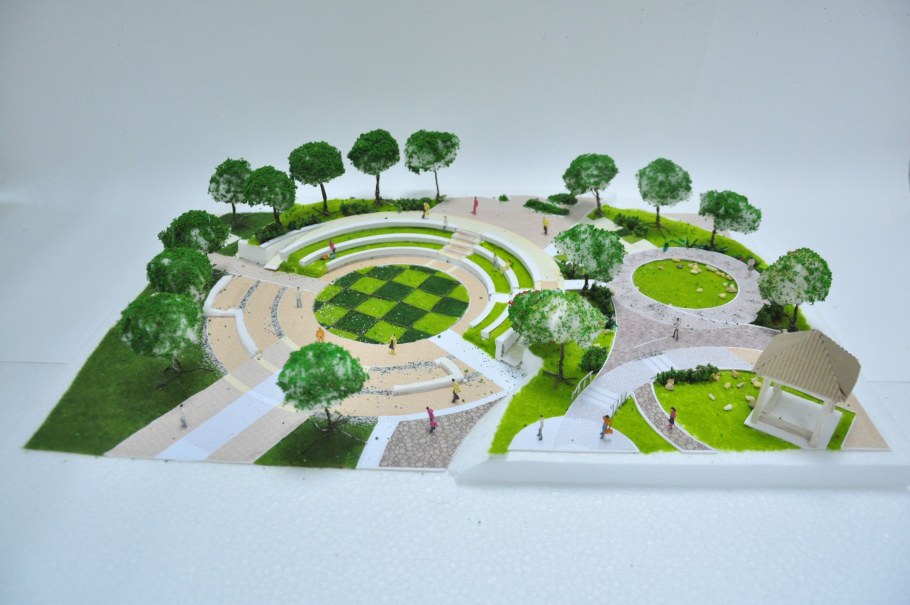 Макет парка