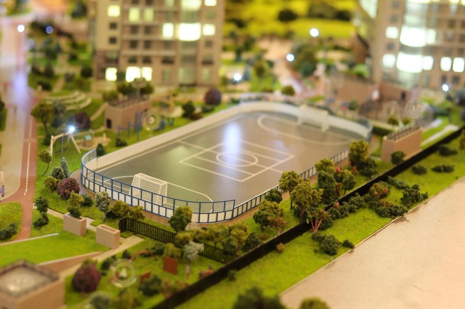 Макет города