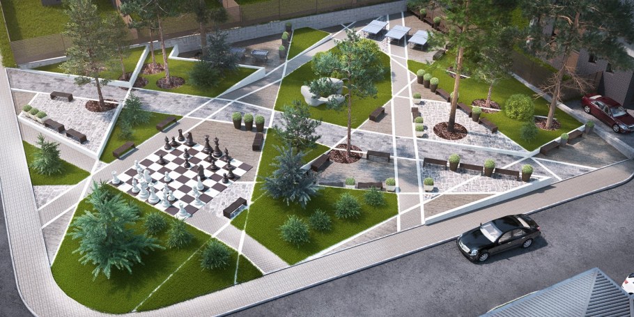 Проект парковой зоны