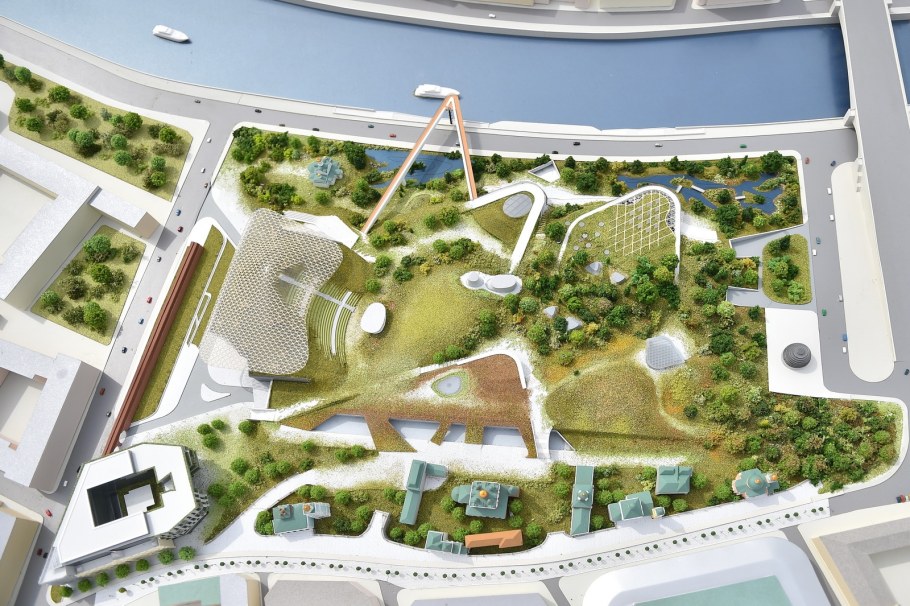 Генплан парка Зарядье