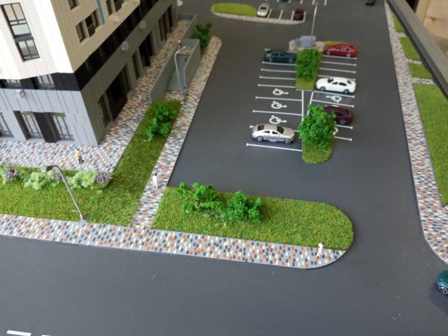 Макет благоустройства