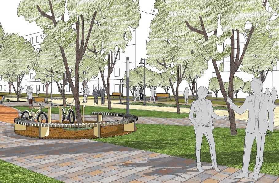 Концепция благоустройства «парка патриотов» в г. Воронеж.