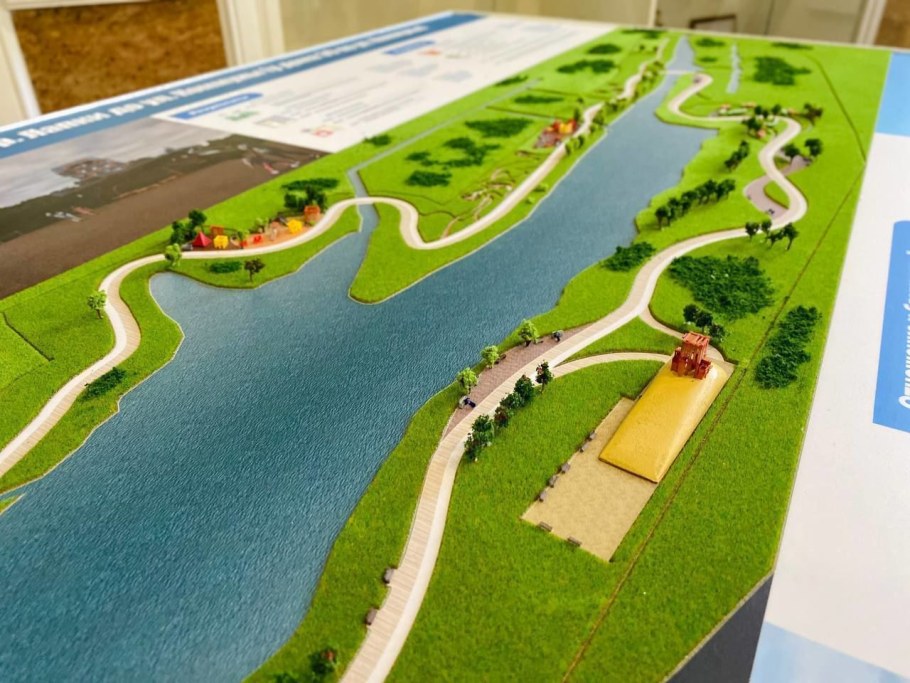 Проект благоустройства набережная реки лапки