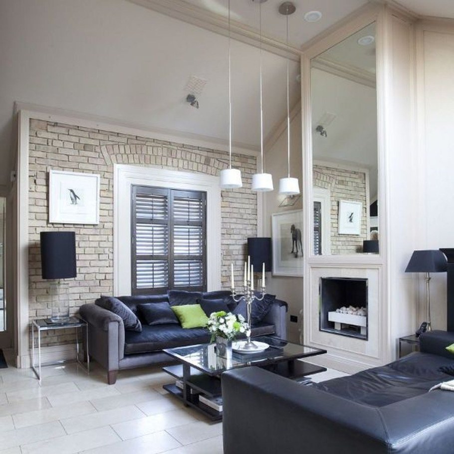 Кирпич в современном интерьере