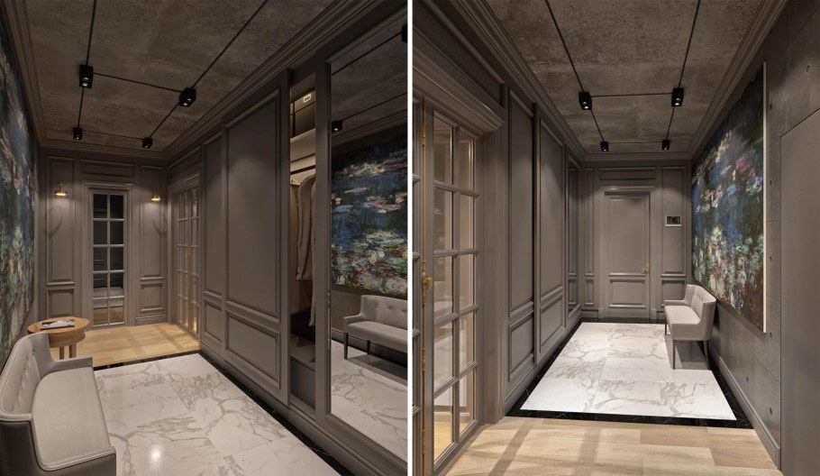 Лофт с элементами классики в интерьере