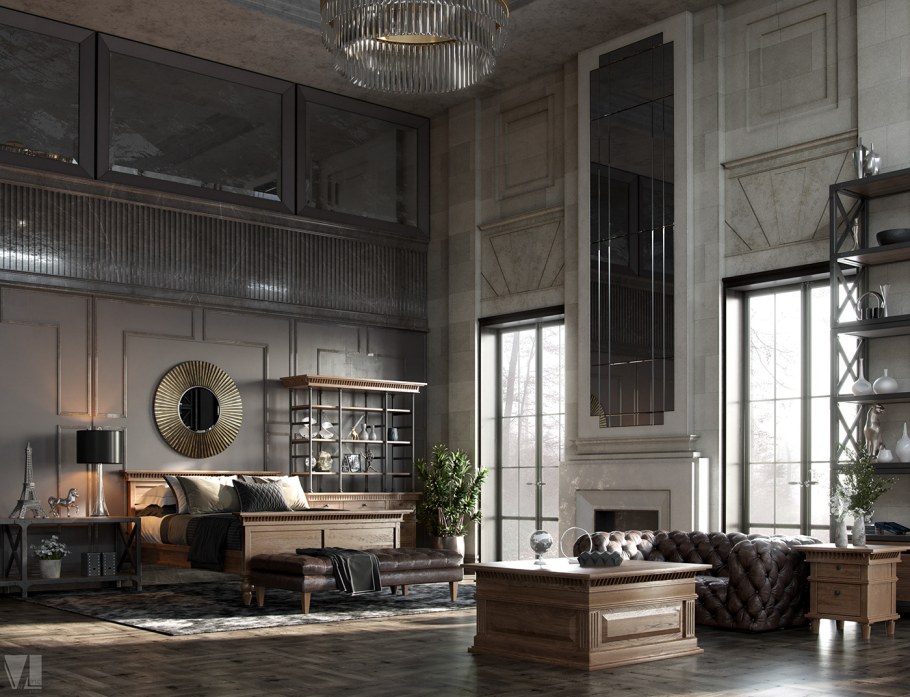 Лофт и арт деко