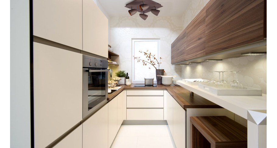 Узкая кухня