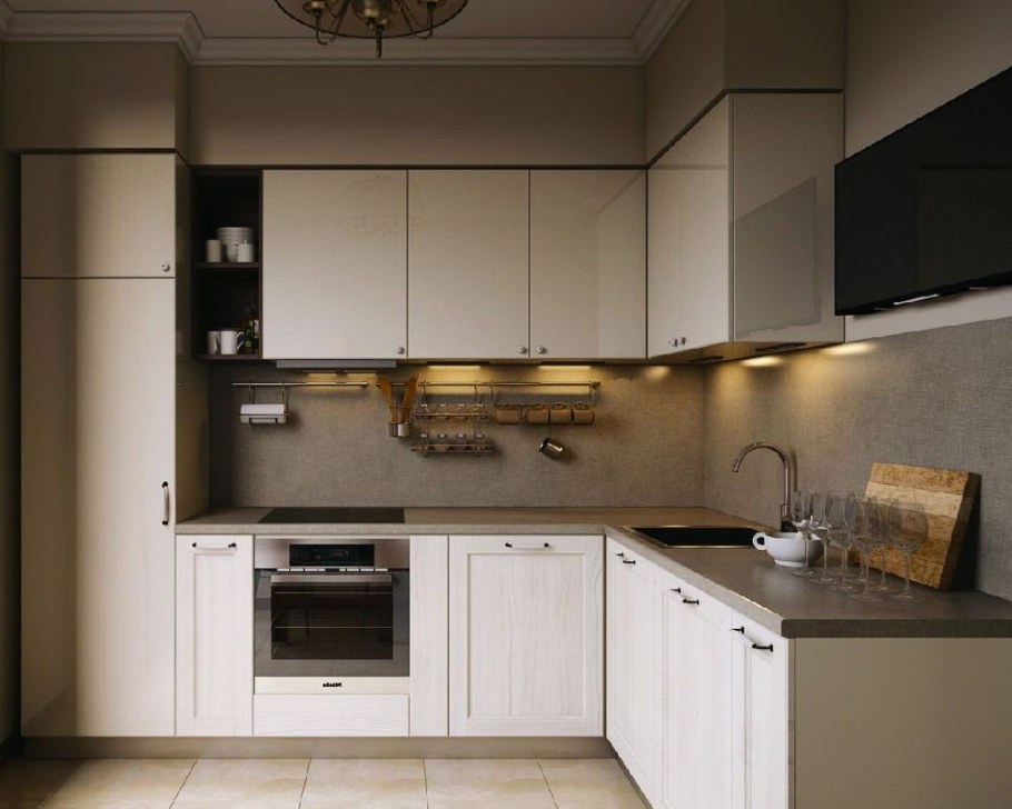 Г образная кухня