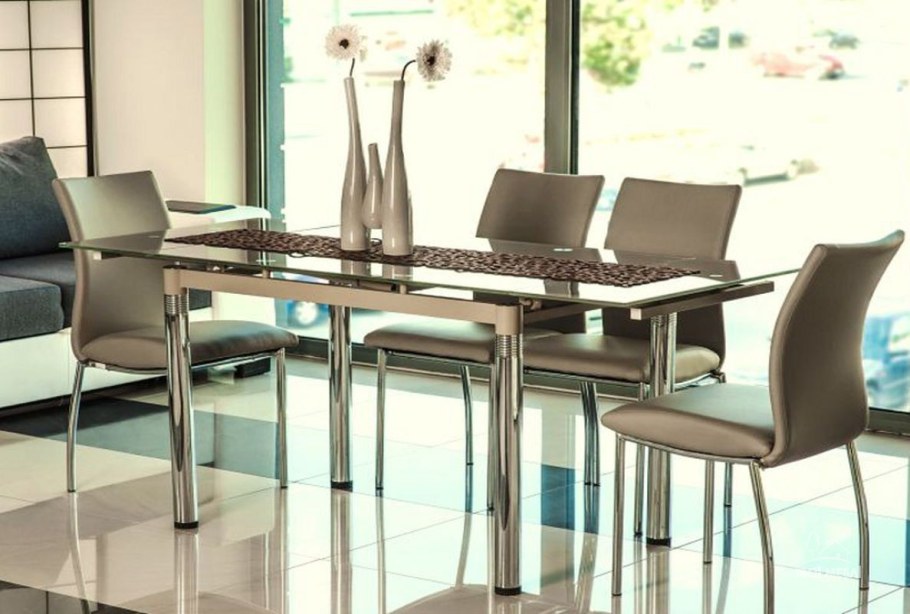 Стол Signal gd018 110x74 см тёмно-бежевый