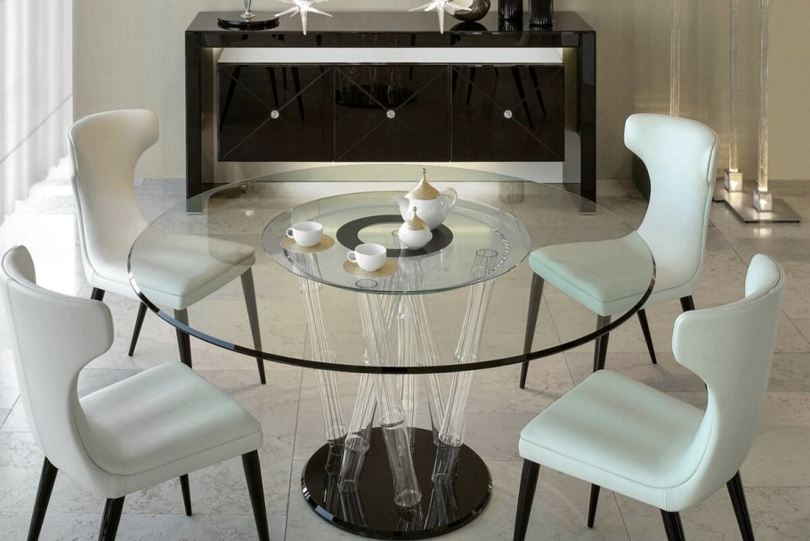 Стеклянные столы для гостиной