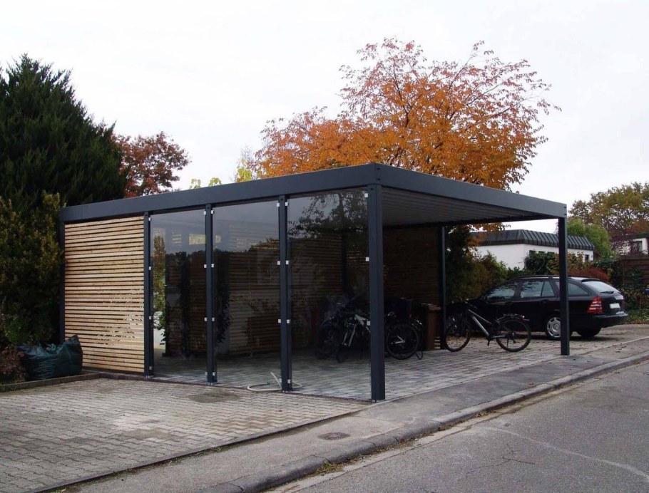 Carport aus Metall