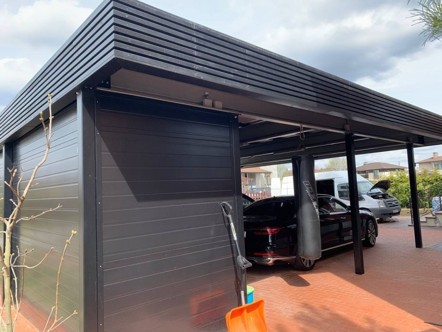 Современные навесы для автомобилей