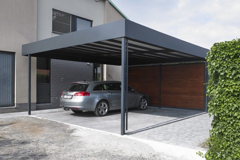 Навес для машины из металла