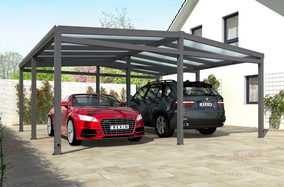 Навес двускатный ф401